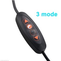 10W Flexible USB Clipper Clip on Adjustable Multi-Angles LED Lamp Eye Protection Reading Light Table Lamp Desk Light Silver T30