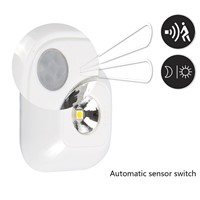 Square 120 Angle PIR Motion Sensor LED Light Induction Nightlight Hallway Closet Toilet Aisle Lamp Motion Sensor Emergency Light