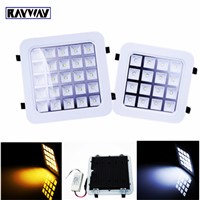 RAYWAY  4W/9W/16W/25W LED Grille Lamp Warm white/white  led Panel Light Square LED Ceiling Wall Lighting Recessed Downlight
