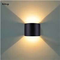 Kitop 6W Waterproof Outdoor LED Wall light Lamp AC220V COB Led Sconces Modern Home Lighting Outdoor Decoration