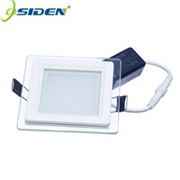 OSIDEN AC85-265V  Recessed Panel Light LED Lamps 6W 9W 12W 18W SMD5630 Celing Lamp Round SpotLights Downlight With Glass Cover