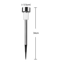 5 pcs Landscape Lighting Outdoor Solar Power 7 Color Changing LED Garden Landscape Path Pathway Lights Lawn Lamp for garden