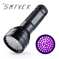 SMTVEK New Waterproof UV LED Flashlight Powerful Money detect&amp;amp;amp;Disinfection&amp;amp;amp;Anti-fake Multifunctional violet lamp Use AA*3