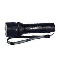 Newest 4 Modes XM-L T6+COB Zoomable Led Flashlight Super Bright Light 18650/AAA wholesales 2017 NOM19