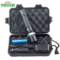 High Quality Cree Q5 Bulb Portable Led Lighting Zoomable Powerful Flashlight Waterproof Torch for Bicycle Camping Tent