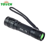 Waterproof high power 3800LM zoomable flashlight tactical 5-mode camping hand led torch flash light for 18650 battery