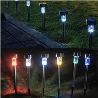 10pcs/lot spike solar garden lights waterproof solar lamp landscape lighting solar lights for garden decoration patio lawn