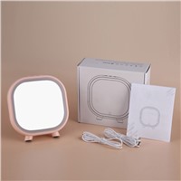 Dcloud Creation Make Up Mirror Bluetooth Audio Touch LED USB Table Lamp Desk Light Eyesight Protection for Study Dormitory 2Pack