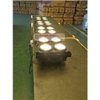 4xLot Professional Disco Lighting 4x100W COB Audience Light 4 eyes 100W LED Blinder Light Stage Effect Strobe White Back Lights