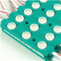 20PCS Injection LED Module 5730 3LEDs with Lens Super Bright IP65 Waterproof 5730 LED backlight modules Advertising Light box