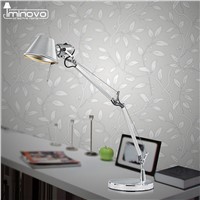 IMINOVO Novelty Folding Table Lamp LED Desk Lamps Bedroom Silver Table Lamp 5W Creative Home Decor Gift For Children Bedroom