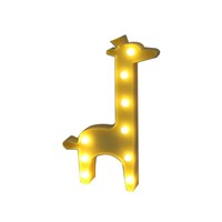 3D LED Animal Giraffe Night light Deak Lamp Marquee for Kids Bedroom Home Decor