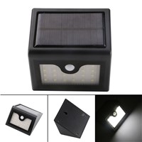 Waterproof 20 LED Solar Light Wall Mount Lamp Night Light with 120 Degree Wide Angle Motion Sensor  Emergency Light for pathway
