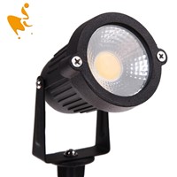 IP65 Outdoor LED Garden Light 220V 110V 12V 24V  5W COB LED Lawn Spike Light Pond Path Landscape Spot Light Bulbs