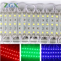 SMD LED Module 5050 20PCS/lot Billboard Channel letter cosmetic atmosphere decor advertis light lamp DC12V WW/CW/red/blue/green