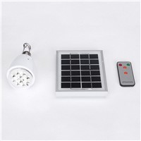 Dimmable Remote Control Solar Lamp Indoor Multiple power supply modes LED Light 12 LEDs Outdoor Garden Path Yard Lamp