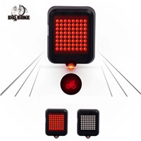 DRBIKE Automatic Turn Signal Bike Light USB Rechargeable Bicycle Lamp Tear Tail Lamp with 64 LED Brilliant Bike Accessories
