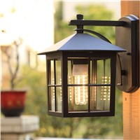 American Village Chinese-style simple modern outdoor waterproof wall lamp living room balcony retro warehouse creative wall lamp