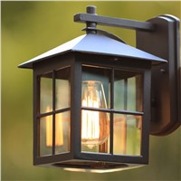 E26/E27 60 W American Village Simple outdoor waterproof wall lamp living room balcony retro creative nostalgic wall lamp