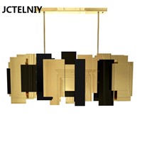 Luxury chandelier gold stitching fashion lighting E14 for the restaurant living room decorative lights