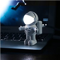 Hot Sale Brand New Creative Spaceman Astronaut LED Flexible USB Light for Laptop PC Notebook USB Reading Light LED