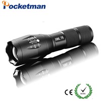 Super Bright 5 Mode CREE XML T6 4200LM Zoomable Led Flashlight Waterproof Torch Lights Bike Light