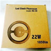 2017 High power 260X260mm 22W LED Creative Steering Wheel Modeling Lamp For Living room bedroom