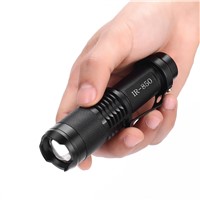 Super IR Lamp 850nm 7W Zoom Infrared Light Flashlight Hunting Torch Lamp Night Vision Use 1x18650battery