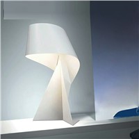Iron folding paper light modern simple creative minimalist desk lamp bedroom bed room study studio CL