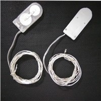 2M 20 LED CR2032 Button Battery Operated LED String Lights for Xmas Garland Party  Decoration Christmas Flasher Fairy Lights