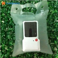 Lumiparty IP65 Waterproof Solar Light Portable Solar Lamp Inflatable Foldable PVC Bag LED Camping Light Emergency LED Lamp