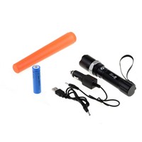 1 PC Portable New Tactical SWAT Heavy Duty 3W 3500mAh Rechargeable Flashlight Powered by Bulb VEL94 T10