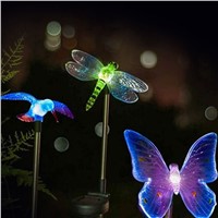 Solar Energy LED Light Butterfly Bird Courtyard Lawn Light Outdoor Decorative