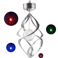 Solar Powered Color Changeable Wind chimes LED Lamp Waterproof Garden Lawn Patio Yard Party Decoration Hanging Lamps Solar Lamp