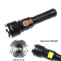 Magnetic COB Flashlight Strong Power Switch 4 Mode LED Torch With Magnet Wall Flash Light Rechargeable 6000 Lumens LED Spotlight