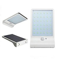 36LED Wall Solar Powered Wall Light Lamp Body Induction Motion Sensor Light Outdoor Spotlight Wall Lights Without Mounting Pole
