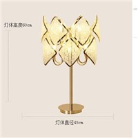 Scandinavian table lamp crystal decorative lamp gold living room table lamp Dia450mm  H600mm