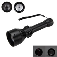 Osram Zoomable1200lm 850nm LED Black Hunting Infrared Torch IR Night Vision Illuminator
