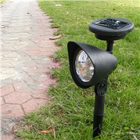 Outdoor Garden 3 LED Solar Powered Spot Landscape Spot Light LED Spotlight Lamp MFBS