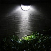 Goodland LED Solar Light Waterproof 6 LEDs Solar Lamp Garden Light Sensor Auto ON for Home Decoration Path Fence Wall Lamp