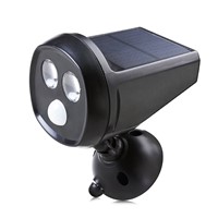 LED Motion Sensor Weatherproof Solar Light Outdoor IP65 Solar Powered LED Garden Yard Patio Security Solar Lamp Built in Battery