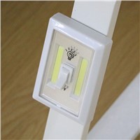 SANYI Mini COB LED Cordless Lamp Switch Wall Night Lights With Magnetic Battery Operated Emergency Light Power By 3*AAA Battery
