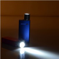 2 w portable mini usb led spotlight lamp mobile power flashlight silver High quality