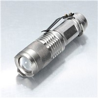 Mini Flashlight 2000 Lumens CREE Q5 LED Torch AA/14500 Adjustable Zoom Focus Torch Lamp Penlight Waterproof For Outdoor