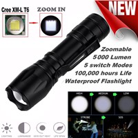 High Quality Super Bright T6 14500 Zoomable LED Flashlight Torch Lamp 3 Modes