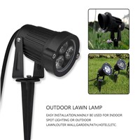 2 PCS 9W Waterproof IP65 outdoor Landscape led spike light Lawn Lamp for garden and courtyard