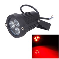 1PCS 6W 700LM 3 LED Submersible Garden / Lawn Spotlight / Landscape Spotlight Floor Light Waterproof Lamp  ,4 COLOR