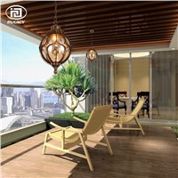 Loft Vintage Industrial Waterproof Outdoor Glass Chandeliers Vineyard  Villa Garden Balcony Hall Europe Style Pendant Lighting