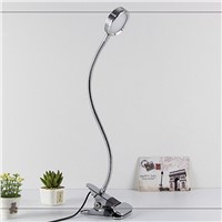 2017 LED Reading Light Clip-on Table Light Lamp Flexible USB Desk Light Eyesight Protection for Study Dormitory