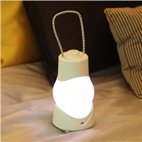 LumiParty LED Nightlight Portable Night Lamp with USB Charging Handle Dimmable Tabletop Hand Lantern for Bedside Home Decor